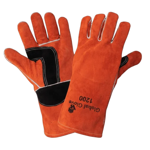 GUANTES PARA SOLDADURA DE CUERO PREMIUM GG-1200
