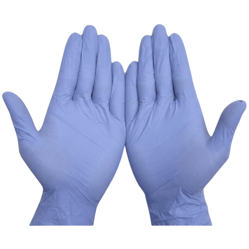 Guantes desechables de nitrilo